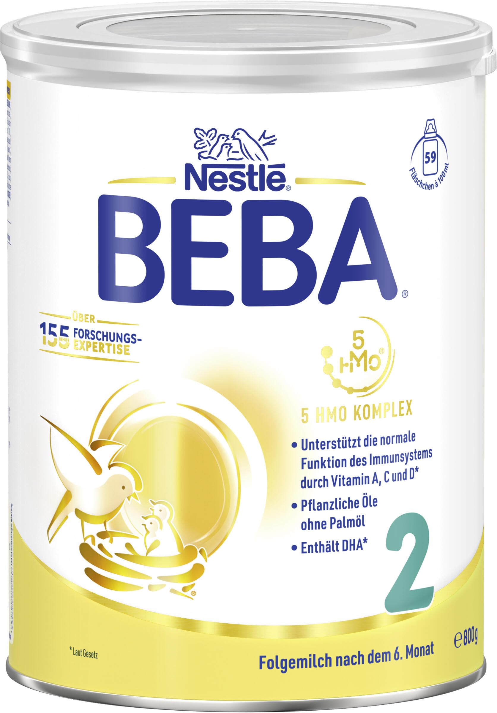 beba-2-folgemilch-3x800-g-ab-6-monat-mit-hmo-dha image 2