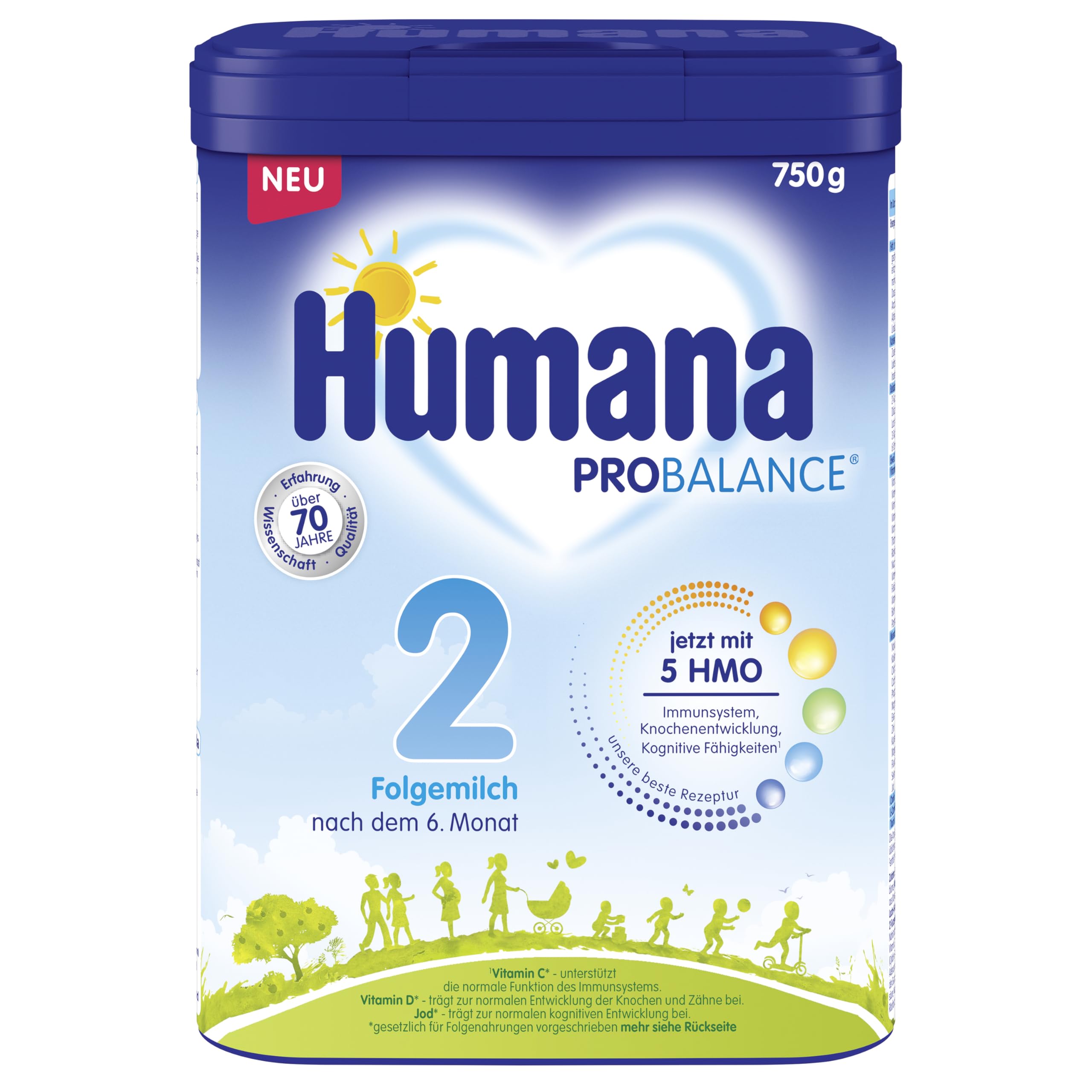 humana-probalance-folgemilch-2-mit-5-hmo-750-g image 1