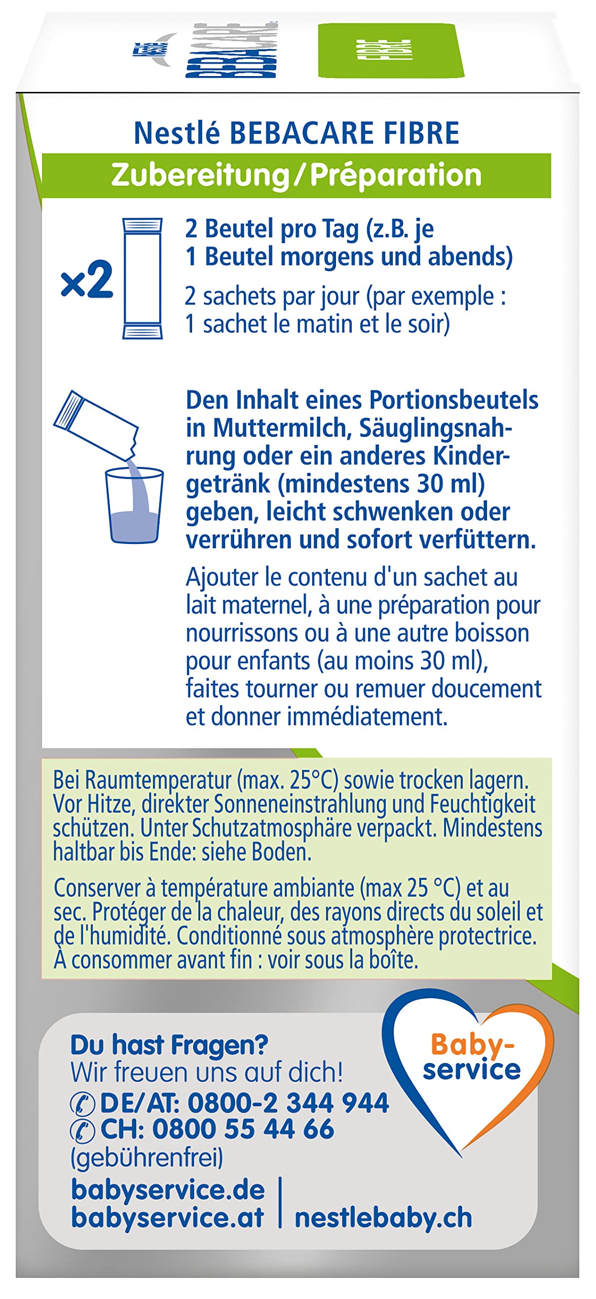 bebacare-fibre-pulver-20x2-2-g-glutenfrei image 3