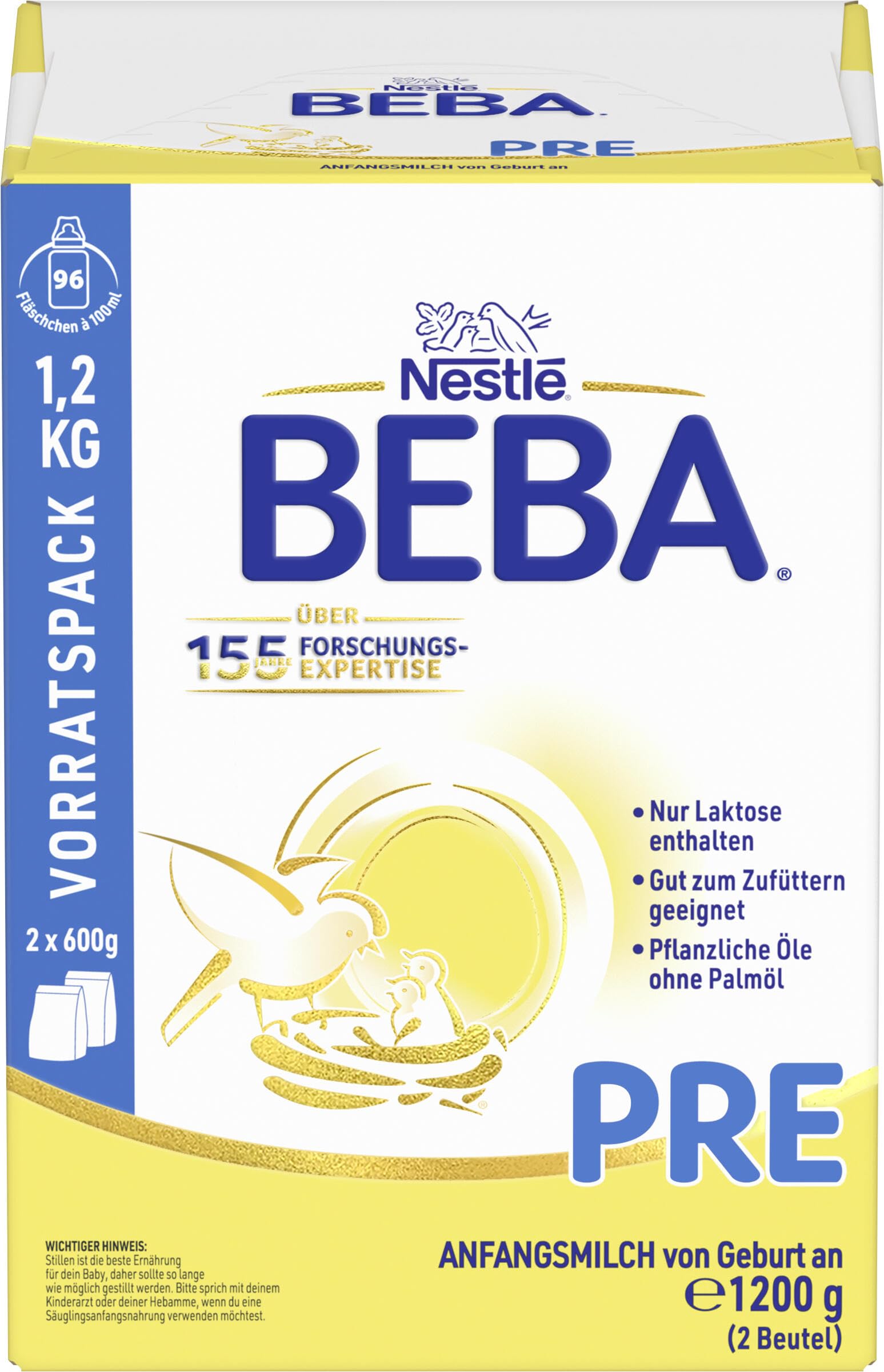 beba-pre-anfangsmilch-pulver-vorratspack-2x600g-ohne-palm-l image 2
