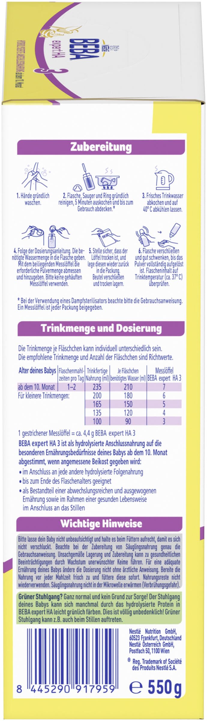 beba-expert-ha-3-folgemilch-6x550g-hydrolysiert image 3