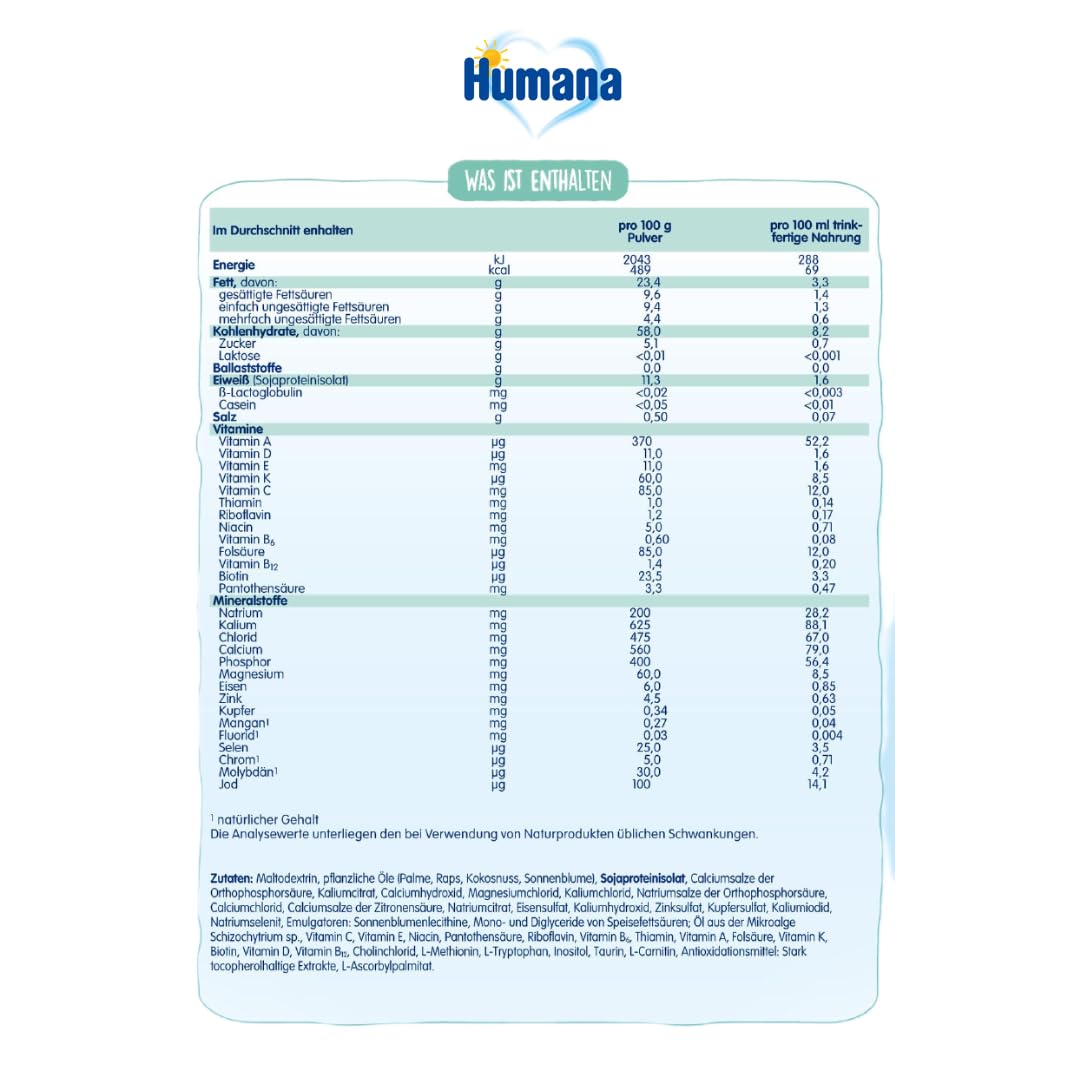 humana-sl-expert-spezialnahrung-soja-600g-laktosefrei image 3