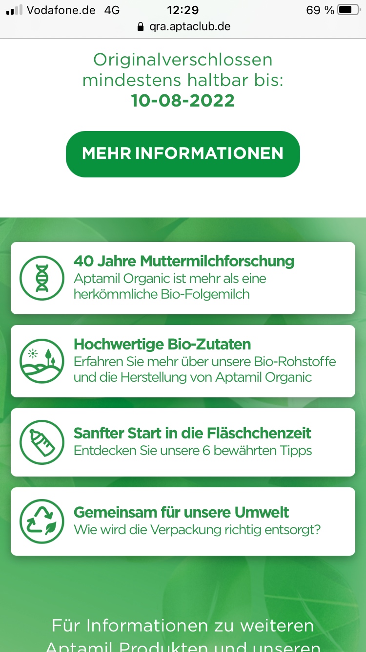 Löst sich gut auf