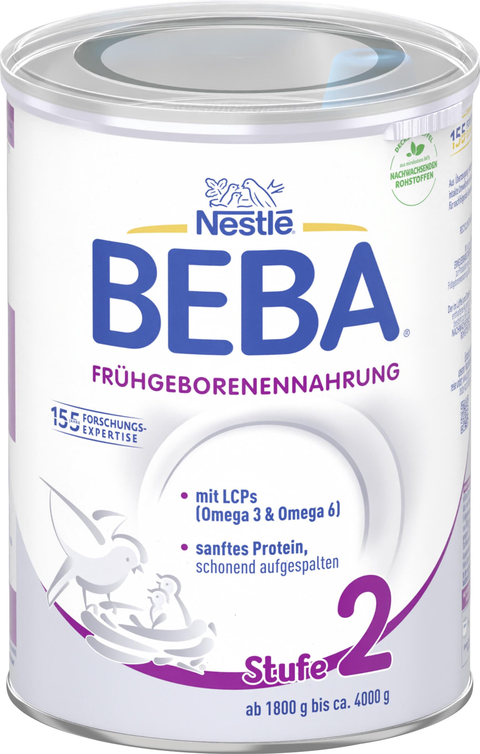 beba-fr-hgeborenennahrung-stufe-2-milchpulver-400g image 1