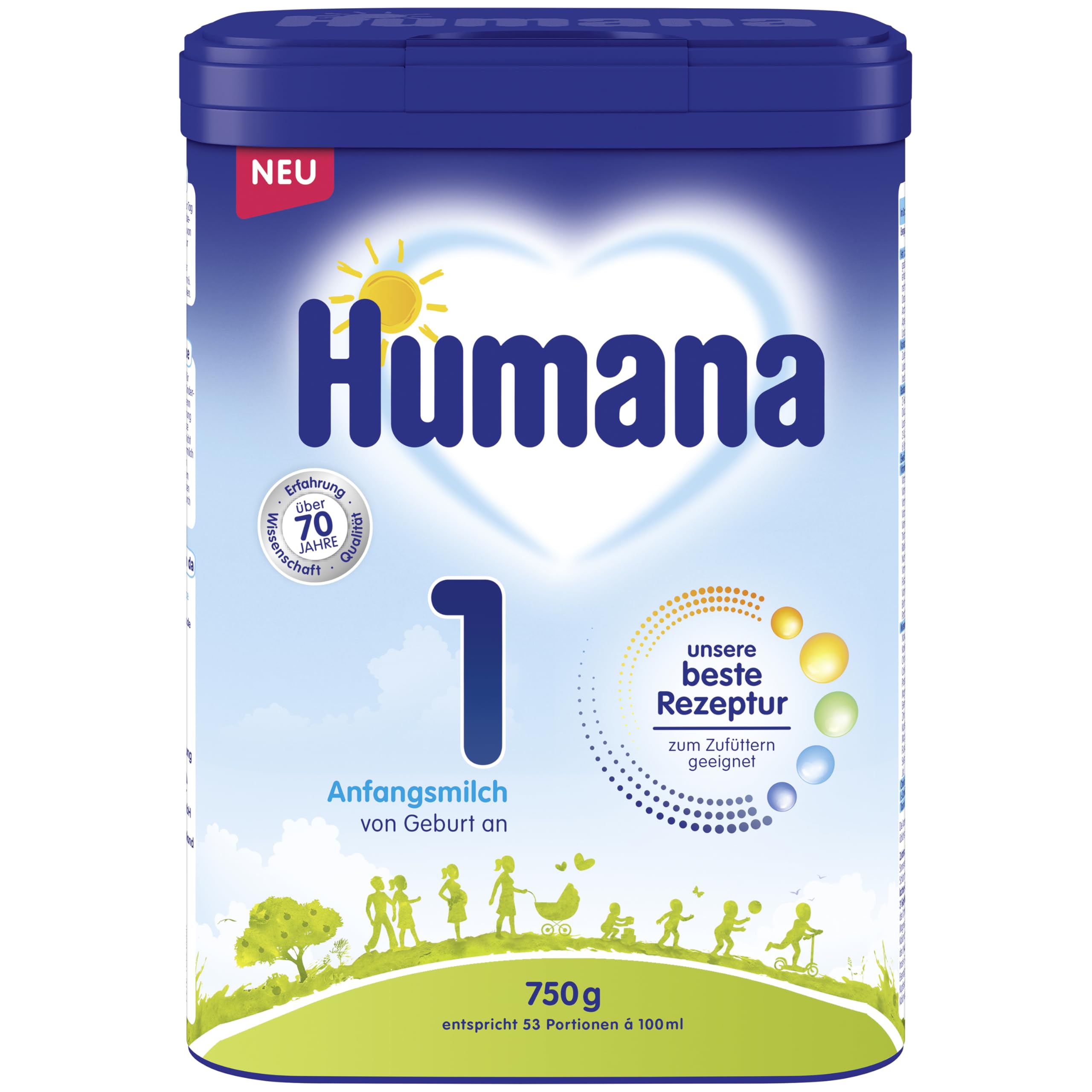 humana-anfangsmilch-1-babymilch-750g-von-geburt-an image 1