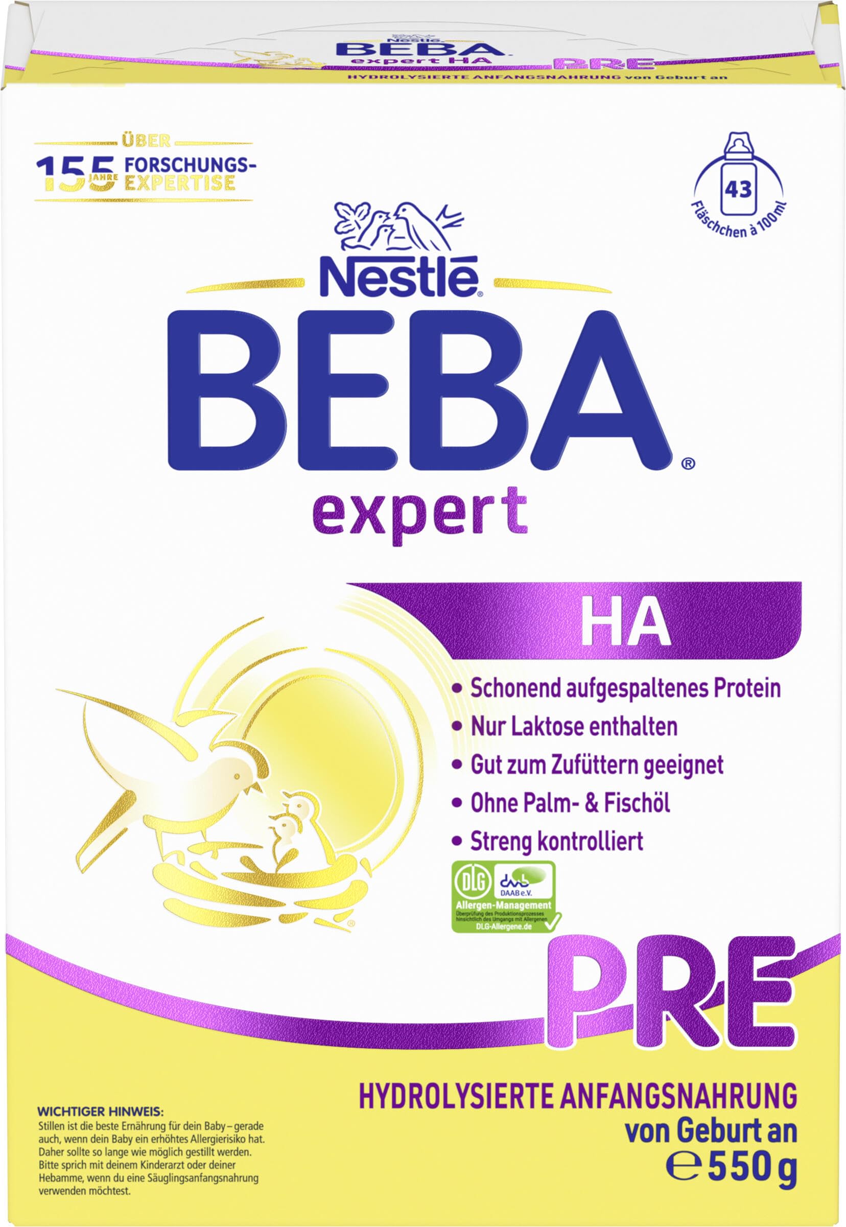 beba-expert-ha-pre-anfangsmilch-6x550g-hydrolysiert image 2
