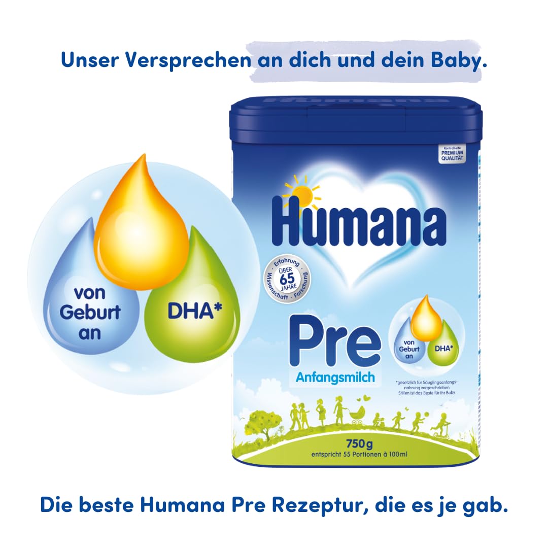 humana-anfangsmilch-pre-von-geburt-an-dha-750g image 3