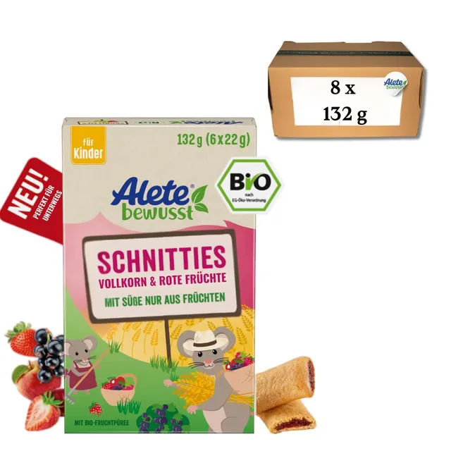 alete-schnitties-bio-vollkorn-rote-fr-chte-riegel-8x132g image 1