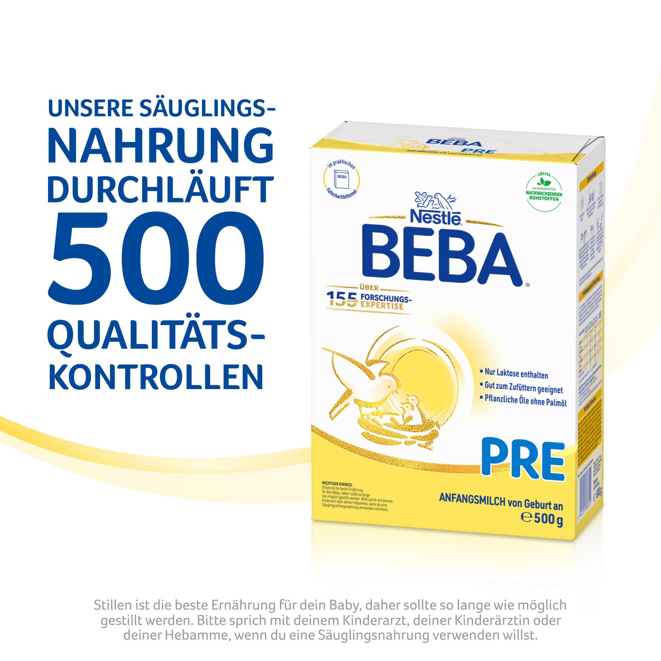 beba-pre-anfangsmilch-milchpulver-6x500g-geburt-an image 6