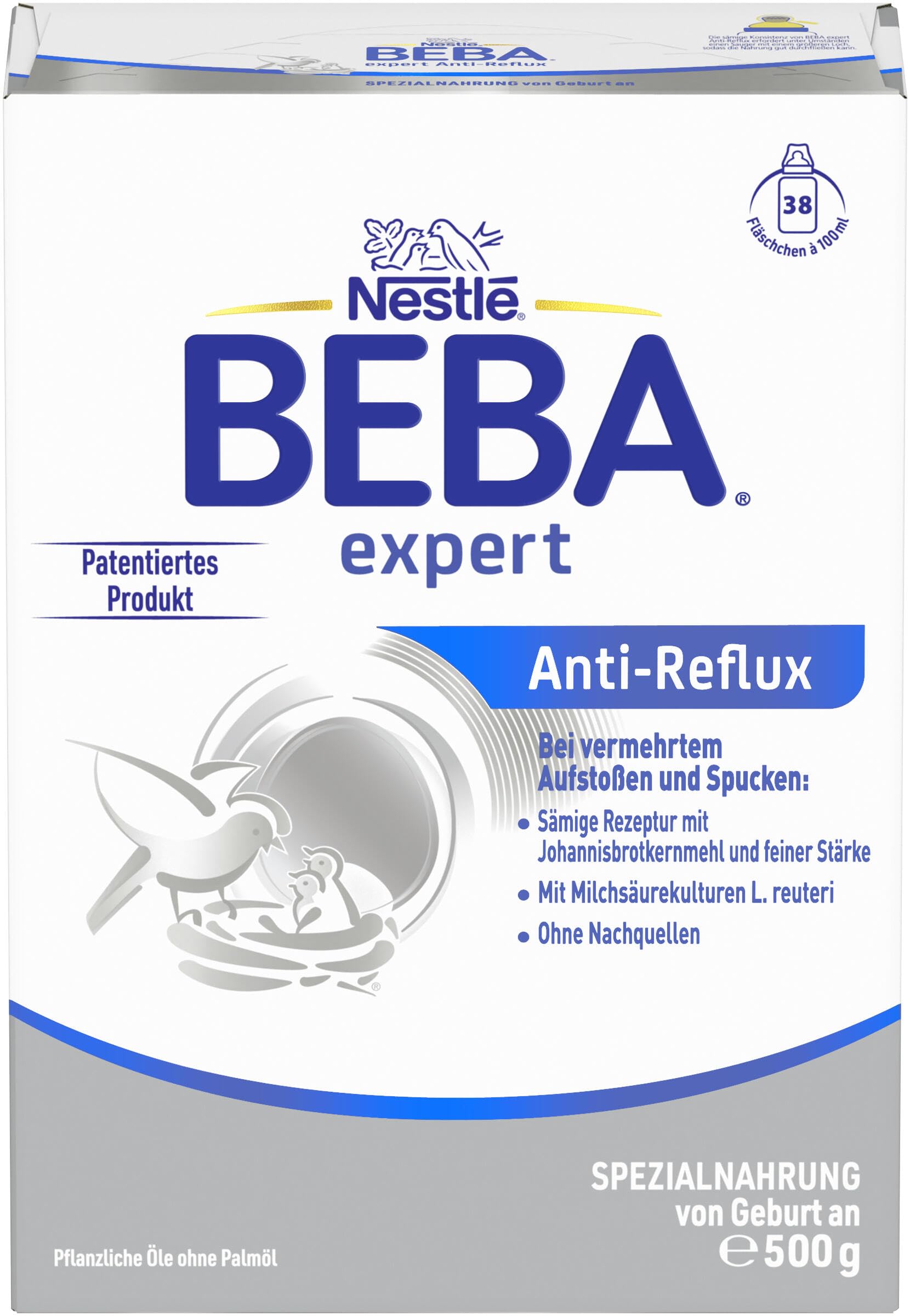 beba-expert-anti-reflux-ar-nahrung-500g-gegen-spucken image 1